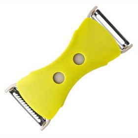 1pc; Fruit Peeler; Vegetable Peeler; Creative Peeler; Stainless Steel Peeler; Potato Peeler; Kitchen Apple Peeler; Melon Planer; Kitchen Gadgets